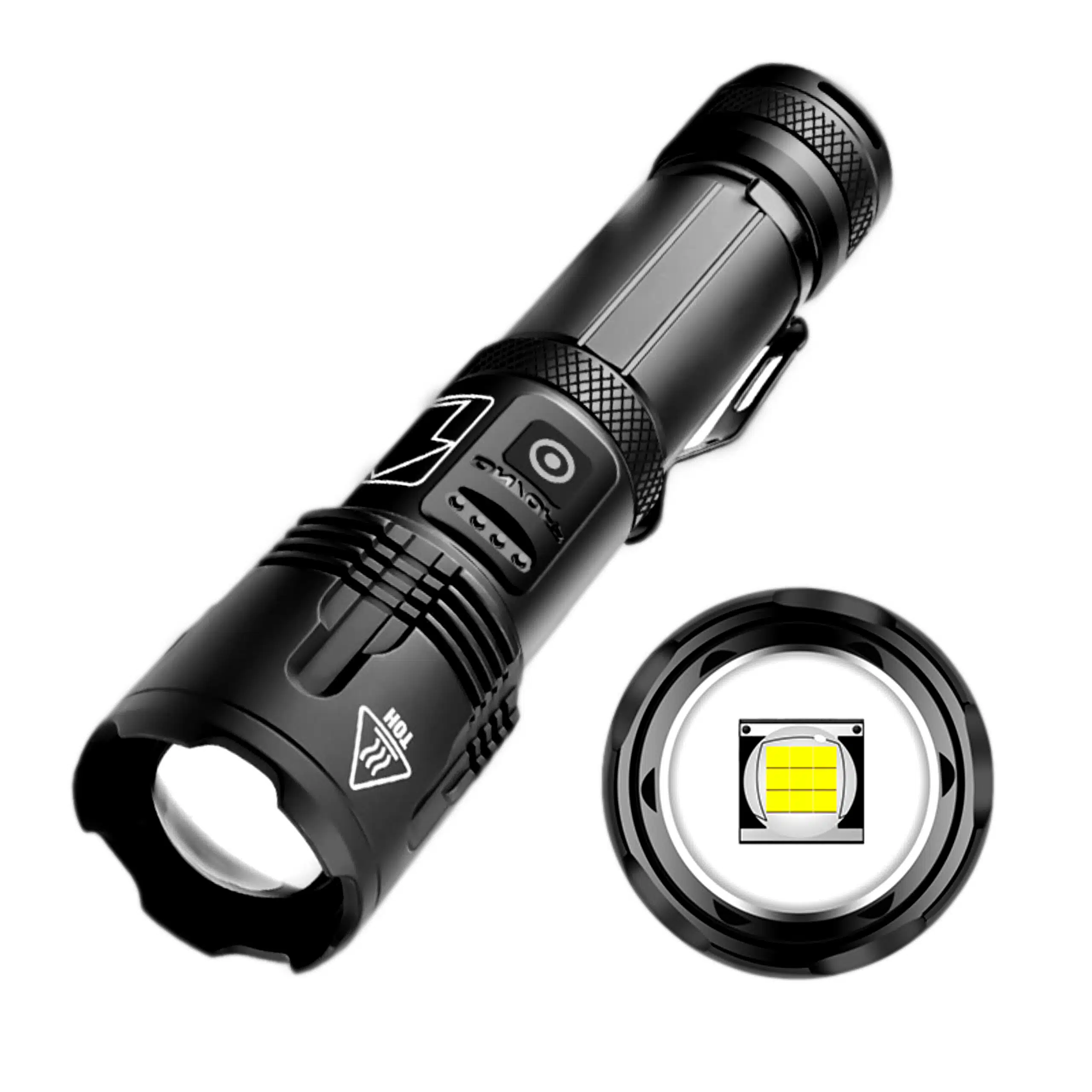 Lampe Torche LED - Chasse (Forte Puissance) - Lampes tactiques et sécurité  (10425552)