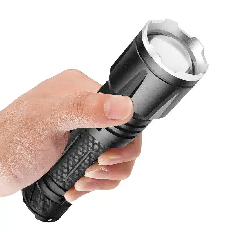 Lampe torche rechargeable LED Shooter - Zoom longue portée