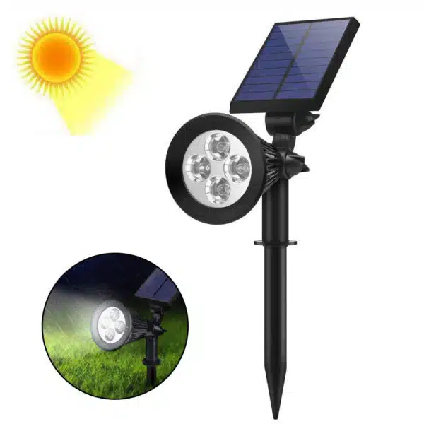 MANDALAY Lampe d'extérieur solaire & rechargeable USB 500 Lumens Alu H84cm