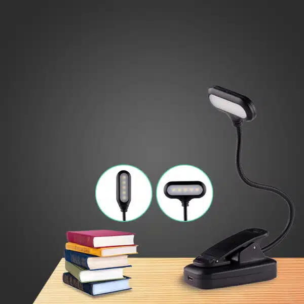 1 Lampe De Lecture Rechargeable À 9 LED Pour Lire Au Lit – - Temu