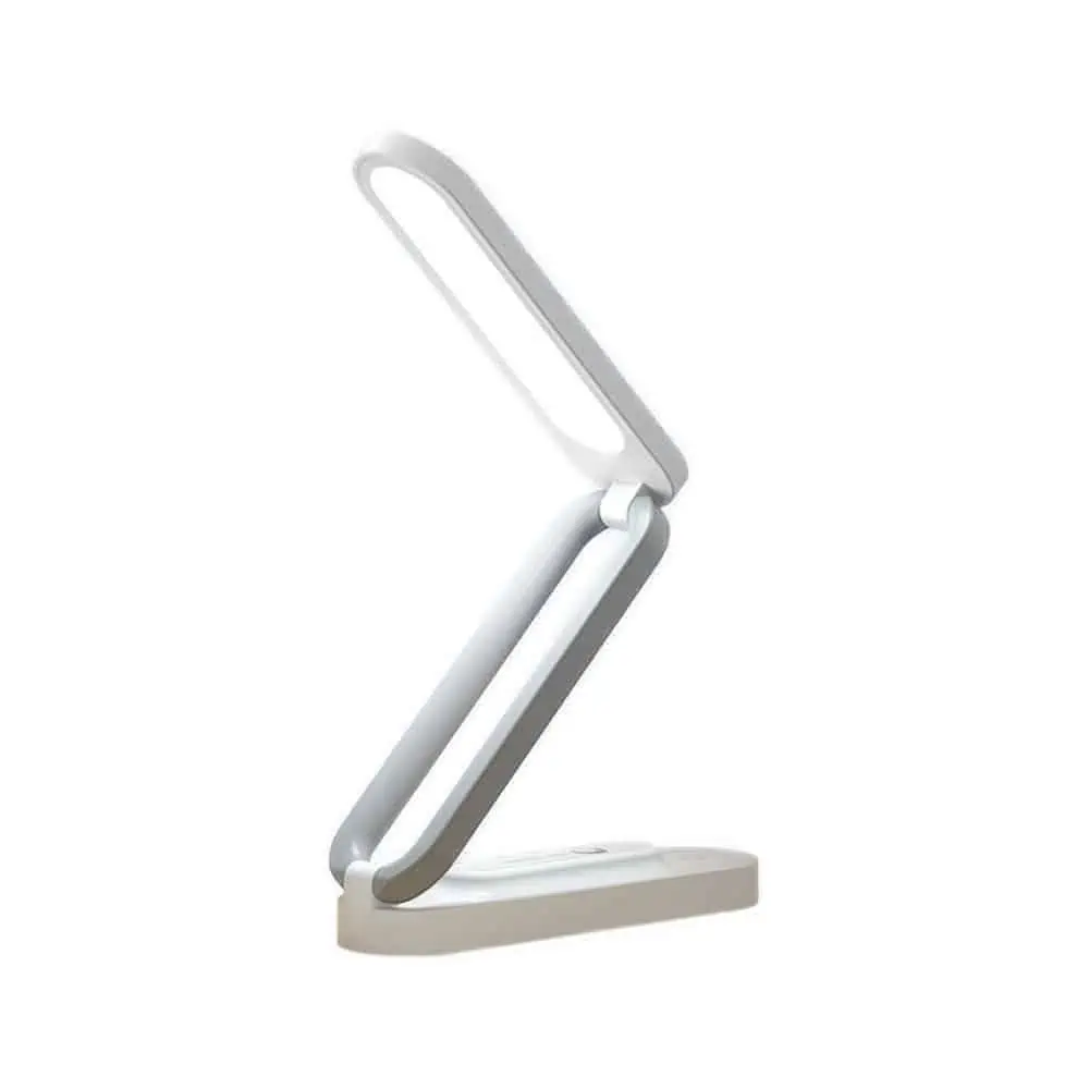 Lampe de bureau rechargeable pliable blanche Stairy 🖥