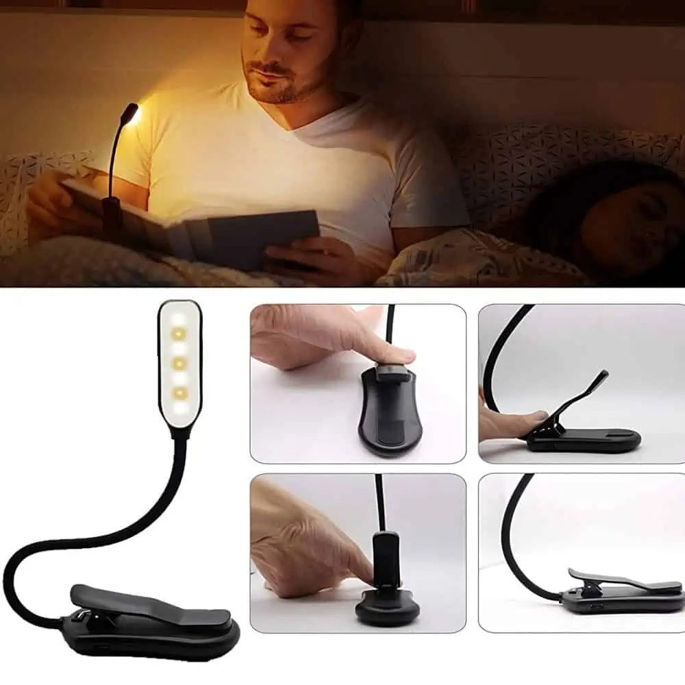 Lampe de lecture rechargeable cou Lodgia - Nos lampes de lecture