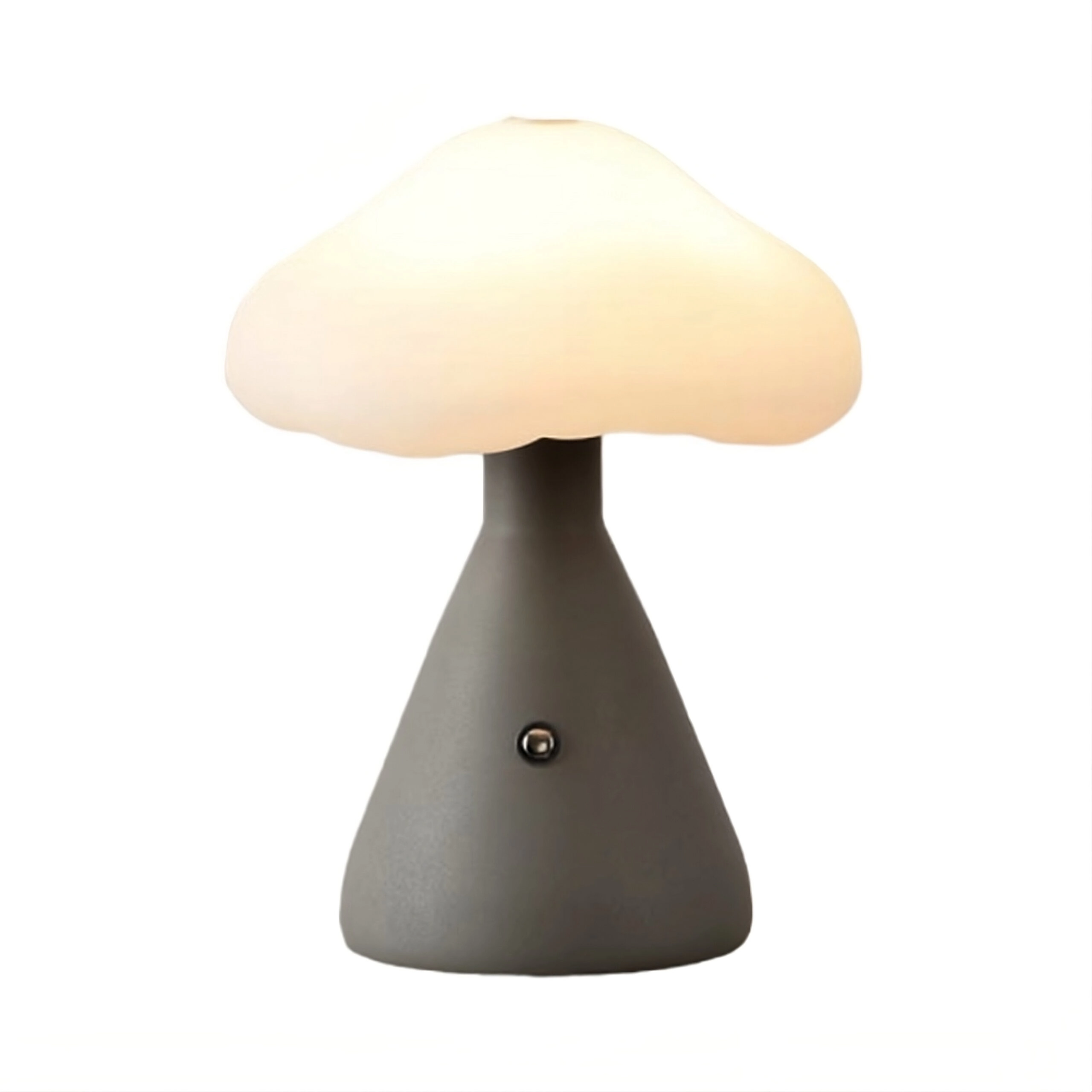 Lampe de chevet sans fil grise Champi-cloud - Lampes de chevet