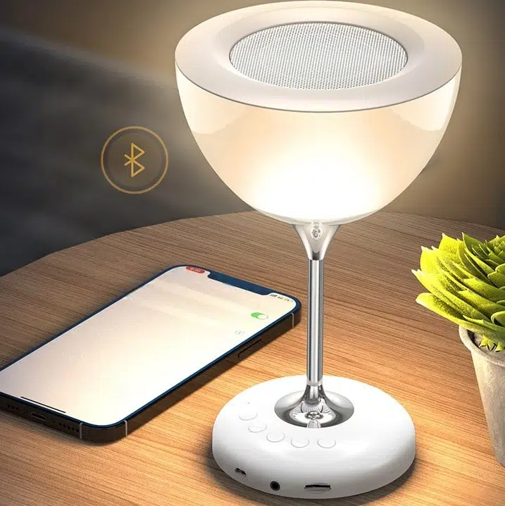 Lampes de bureau : Lampe de Bureau LED avec Enceinte Bluetooth®