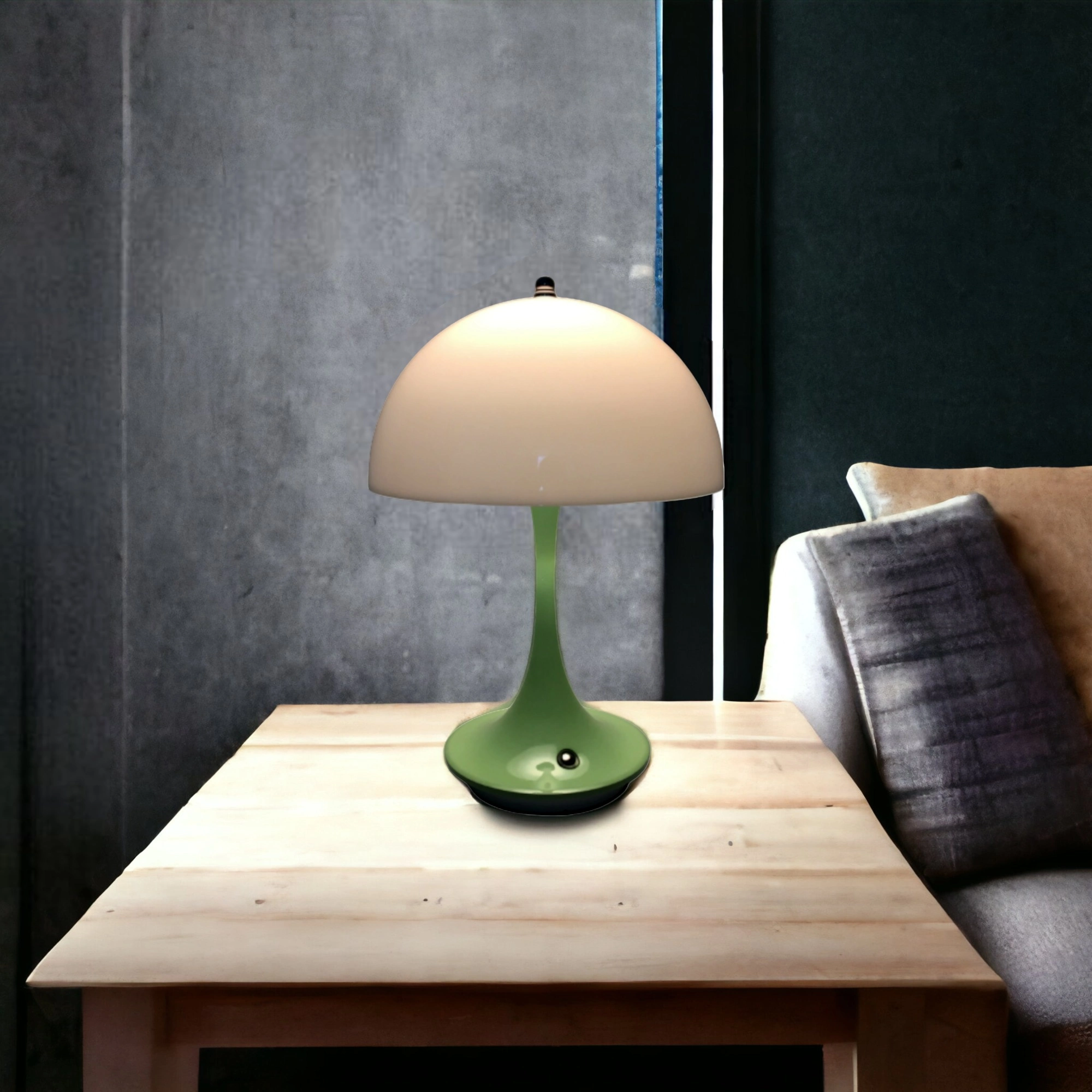 Lampe de table sans fil LED dorée Lina - Lampes de table